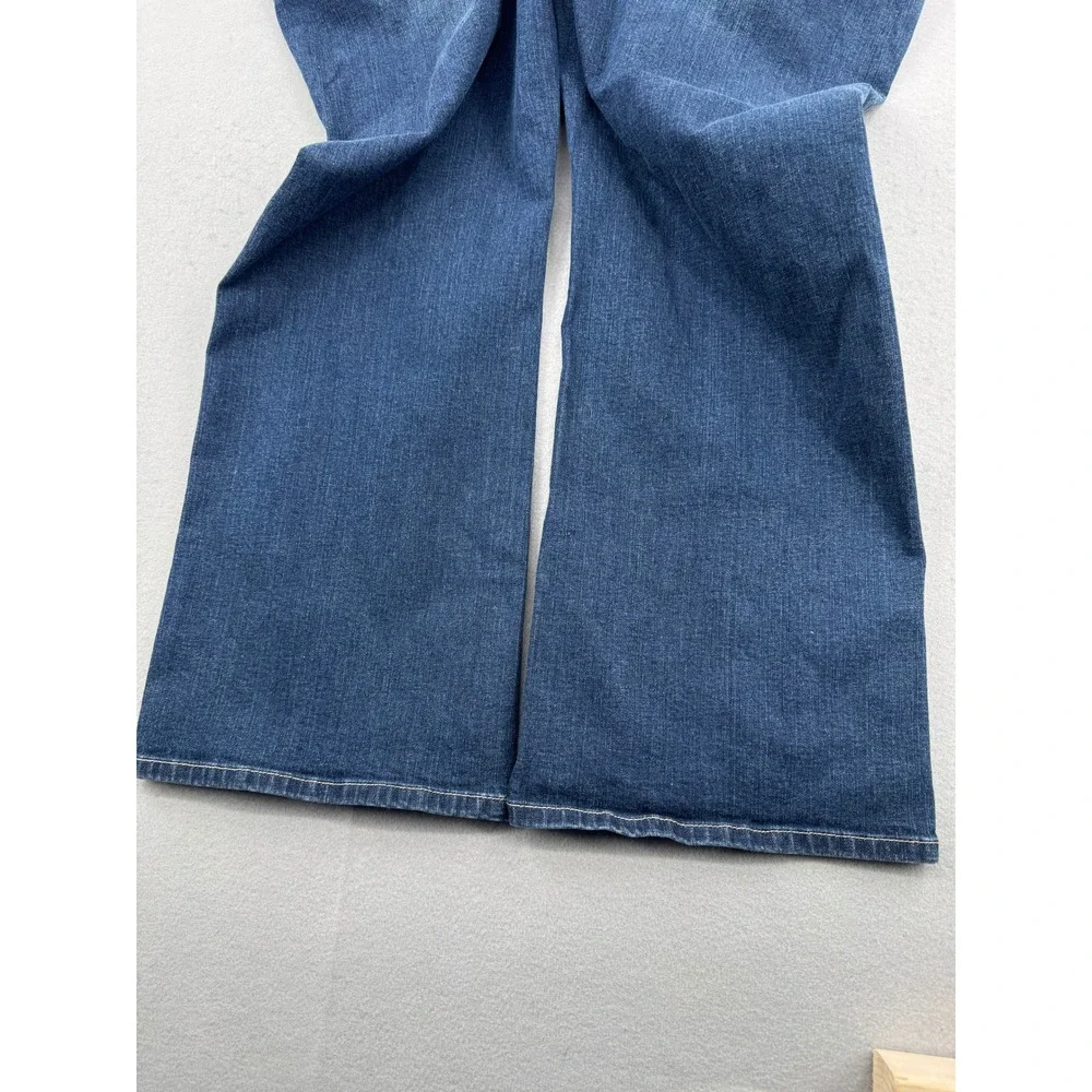 Lane Bryant Genius Fit Slim Boot Jeans Womens 22P Petite (40x29) Blue Denim